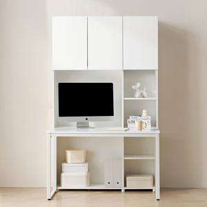 E0자재 HM2047 스퀘어 책장책상세트 6단 1200-DVX