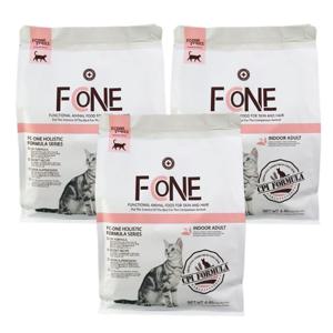 FCONE 홀리스틱 인도어 고양이사료 어덜트 2kg 3개