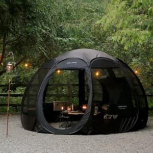 폴라리스 P1 컴팩트 메쉬 원터치 텐트 쉘터 블랙