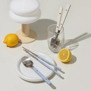 1+1 머쉬룸 수저세트 (총2인 4P) 4color