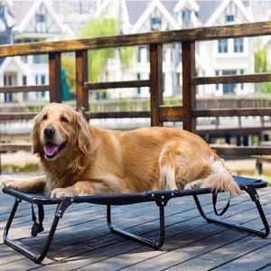강아지 동반 캠핑 여행 휴대용 접이식 해먹