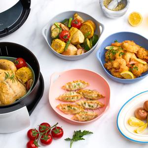 프리미엄 실리콘 에어프라이어 실리콘 용기