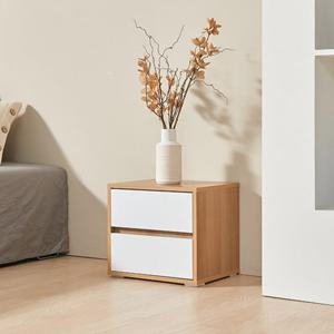 단정한 베이직 디자인 포인트 2단 서랍장 협탁 400 예쁜 침대 스탠드 옆