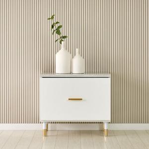 북유럽풍 세련된 디자인 골드 손잡이 다릿발 1단 협탁 600 가구 심플 예쁜