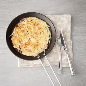 에델코첸 통3중 팬케이크팬 프라이팬 24cm (블랙 논스틱)