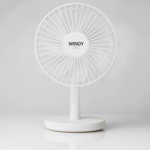 윈디제로 탁상용 선풍기 무소음 무선 미니 사무실 BLDC
