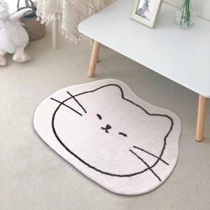 캣페이스 심플애니멀 고급 러그 거실 침실 아이 방 카페트 매트 캐릭터 동물 겨울