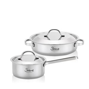 통3중 IH 인덕션 샤인 스텐냄비 2종 세트 D (16편수+24전골)