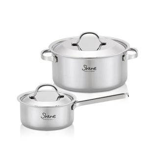 통3중 IH 인덕션 샤인 스텐냄비 2종 세트 C (16편수+24양수)