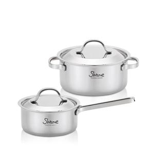 통3중 IH 인덕션 샤인 스텐냄비 2종 세트 B (16편수+20양수)