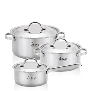 통3중 IH 인덕션 샤인 스텐냄비 3종 세트 B (16편수+20양수+24양수)