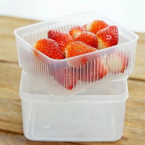 일본 채반 사각용기 1100ml  야채보관
