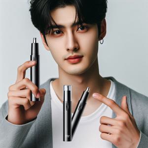 코털면도기 제거기 USB충전 코털정리 코털깍이 귀털제거 만능 콧털 트리머 블랙
