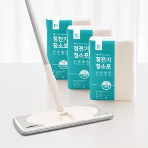 밀대걸레 특대형+정전기 청소포 대형 300매