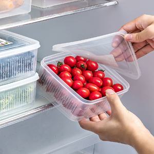 사각 샐러드 채반용기 1100ml 3p세트 야채보관 용기