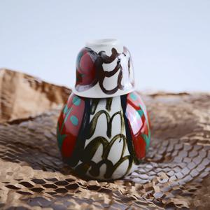 구타니야키작품 오색 도쿠리 세트