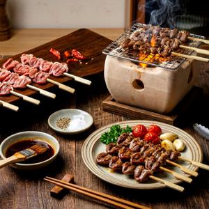 10인분 대용량! 100% 국내산 닭 염통꼬치 800G + 꼬치소스 330G