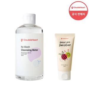 베이비 스킨케어 노워시 클랜징워터 300ml + 세이프 선크림 50ml (6m+)