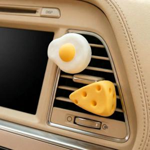 치즈 계란 방향제 석고 차량용 디퓨저 송풍구형 실내 새차 신차 첫차 남자 여자