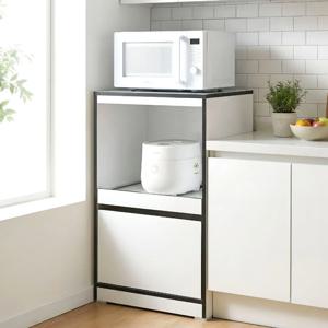 포미 500 렌지대 주방수납장 전자렌지 밥솥 선반 미니 5color 오픈/도어형