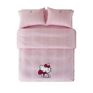 헬로키티 핑크 면100 프리미엄 침구 이불 커버 세트