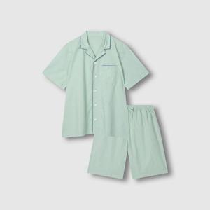 남 60수 코튼 라인 5부 파자마 세트 (4 sizes)(3 colors)