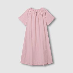 여 코튼 시어서커 반팔 파자마 원피스 (3 sizes)(3 colors)