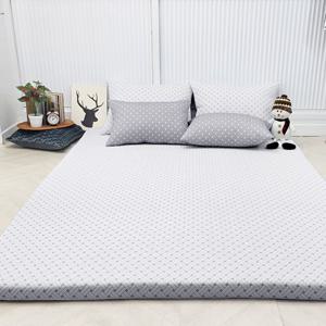 국내생산 크로스 냉감 라텍스 매트리스커버