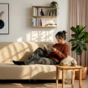 고탄력 와플 소파 커버 쇼파 덮개 천갈이 가죽 리폼 카우치 4인