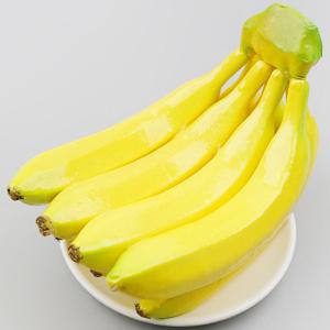 바나나 모형 송이 옐로우 7P 14.2cm 과일모형