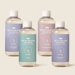 퓨어 버블 프리미엄 약산성 핸드워시 480ml x 4개 손세정제 리필