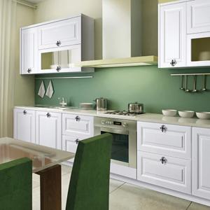 로맨틱화이트(TD) 싱크대- 3.0m (우레탄 도장)