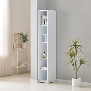 거실 서재 좁은 틈새 오픈형 키큰 5칸 선반 수납장 300 오피스텔 심플 예쁜