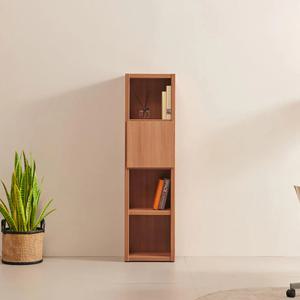 틈새 좁은 슬림 거실 원룸 4단 선반 책장 책꽂이 430 디자인 수납 서재