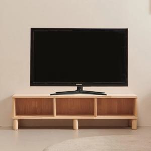 미니멀 밝은 삼나무 원목 오픈형 티비장 거실장 디자인 홈카페 아파트 신혼