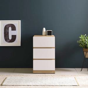 베이직 아늑한 인테리어 핸드리스 3단 서랍장 가구 예쁜 감성 트렌디 심플