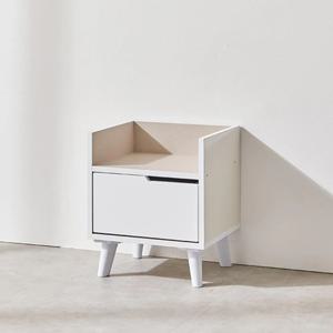 침실 안방 감성 모던 인테리어 작은 1단 침대 협탁 호텔 스탠드 심플 쇼파