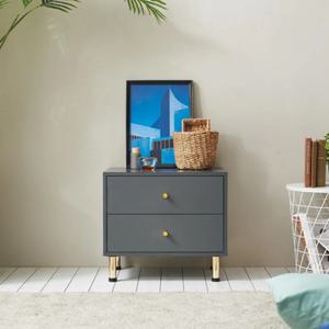 거실 금장 다리 모던 디자인 그레이 2단 협탁 고급 선반 높은 예쁜 가구