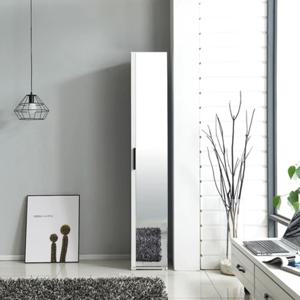 드레스룸 모던 전신거울 부착형 옷장 수납장 화장대 작은 꾸미기 진열장