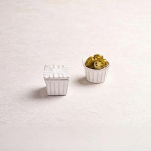 양념통 핸드메이드 도자기 1세트 원형 사각형 2종