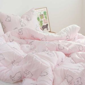 사계절 차렵이불 캐릭터 침구 봄 가을 겨울 싱글 퀸 침대 이불 세트 SS Q