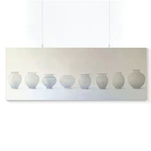 달항아리 와이드 휴식 힐링 추상화 미니멀 거실 대형 인테리어 그림 액자_마음의 소리