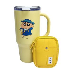 유치원 짱구 빅핸들 텀블러 & 미니파우치 YP9405