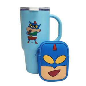 액션가면 짱구 빅핸들 텀블러 & 미니파우치 YP9404