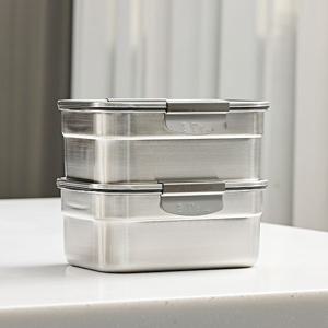 올품락 프리미엄 STS316 올스텐 밀폐용기 2개