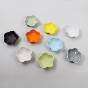 도자기 미니접시 찬기 소스그릇 벚꽃종지(9color)