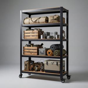 홈던트하우스 이동식 바퀴 선반 철제 트롤리 북카트 세탁실 주방 펜트리 틈새 캠핑 수납 카트