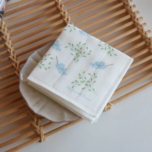 일본 카야 원단 7겹 주방 행주 키친크로스 블루플라워