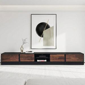 루에르 멀바우 원목 2700거실장세트 1500거실장 600협탁2개 tv장