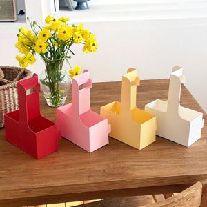 카페 포장용품 꽃 캐리어 카네이션 선물 디저트박스 컵캐리어 2구5개